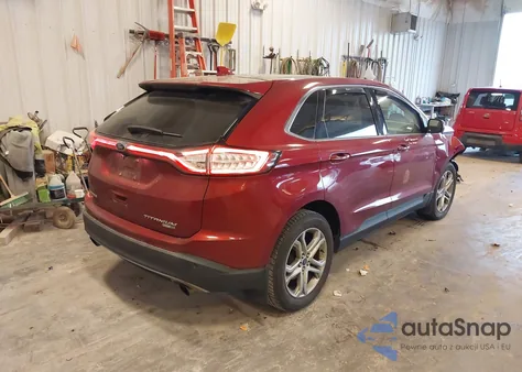 2017 Ford Edge Titanium from USA, damaged, VIN 2FMPK4K93HBB66482